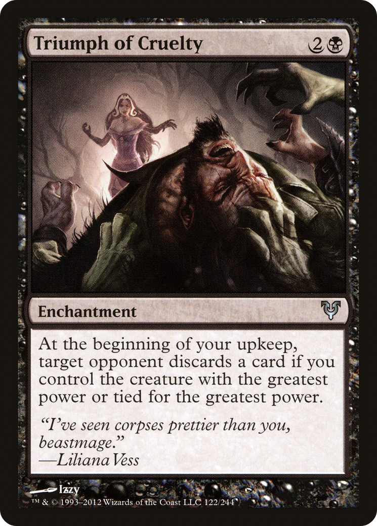 Triumph of Cruelty (AVR-122) - Avacyn Restored Foil - Premium MTG Single from Wizards of the Coast - Just $0.08! Shop now at Game Crave Tournament Store
