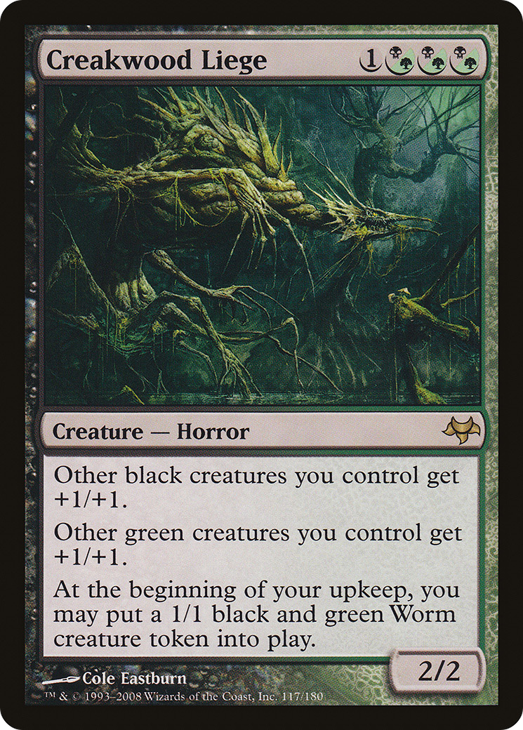 Creakwood Liege (EVE-117) - Eventide Foil - Premium MTG Single from Wizards of the Coast - Just $2.64! Shop now at Game Crave Tournament Store