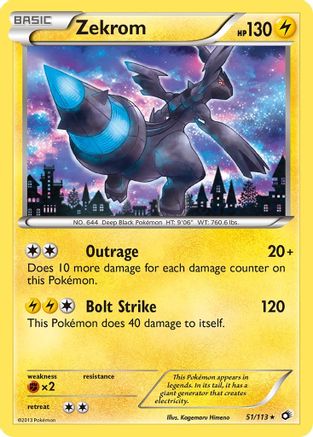 Zekrom 51/113 - Legendary Treasures Holofoil - Premium Pokemon Single from Nintendo - Just $1.64! Shop now at Game Crave Tournament Store