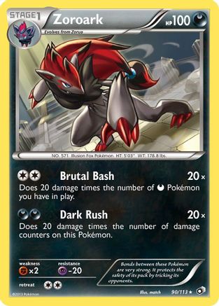 Zoroark 90/113 - Legendary Treasures Holofoil - Premium Pokemon Single from Nintendo - Just $0.92! Shop now at Game Crave Tournament Store