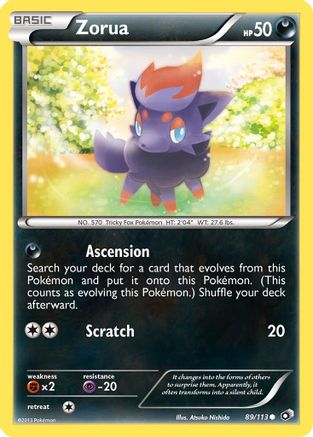 Zorua 89/113 - Legendary Treasures - Premium Pokemon Single from Nintendo - Just $0.58! Shop now at Game Crave Tournament Store