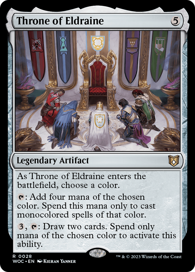 Throne of Eldraine (WOC-028) - Wilds of Eldraine Commander - Premium MTG Single from Wizards of the Coast - Just $3.10! Shop now at Game Crave Tournament Store