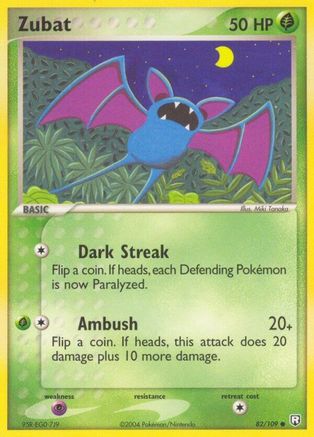 Zubat 82/109 - Team Rocket Returns - Premium Pokemon Single from Nintendo - Just $0.36! Shop now at Game Crave Tournament Store