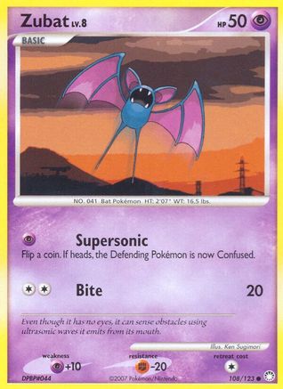 Zubat 108/123 - Mysterious Treasures - Premium Pokemon Single from Nintendo - Just $0.30! Shop now at Game Crave Tournament Store