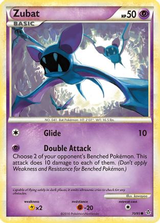 Zubat 70/95 - HSUnleashed - Premium Pokemon Single from Nintendo - Just $0.26! Shop now at Game Crave Tournament Store