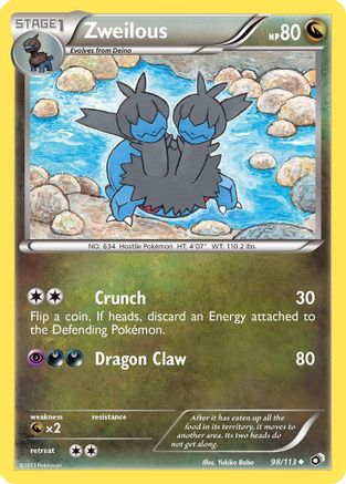 Zweilous 98/113 - Legendary Treasures Reverse Holofoil - Premium Pokemon Single from Nintendo - Just $0.87! Shop now at Game Crave Tournament Store