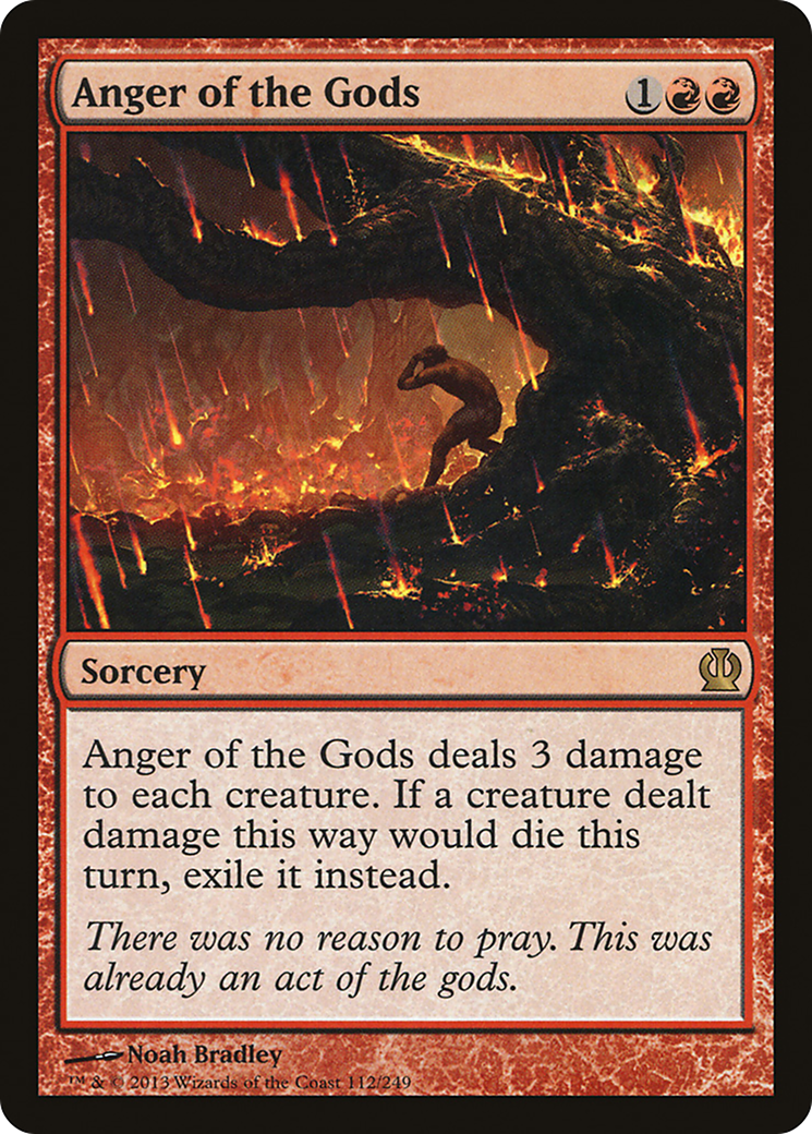 Anger of the Gods (THS-112) - Theros Foil - Premium MTG Single from Wizards of the Coast - Just $0.14! Shop now at Game Crave Tournament Store