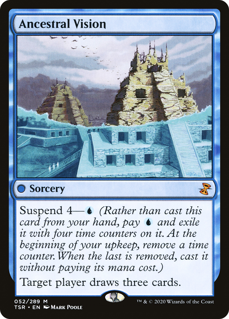 Ancestral Vision (TSR-052) - Time Spiral Remastered Foil - Premium MTG Single from Wizards of the Coast - Just $2.05! Shop now at Game Crave Tournament Store