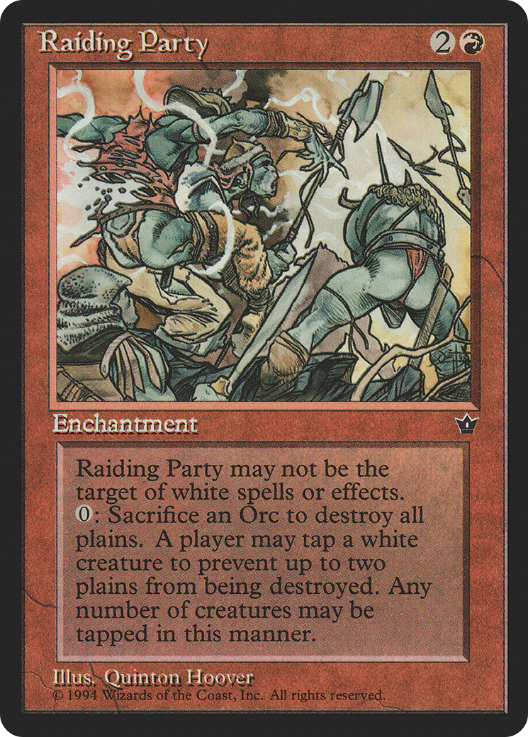 Raiding Party (FEM-064) - Fallen Empires - Premium MTG Single from Wizards of the Coast - Just $0.08! Shop now at Game Crave Tournament Store