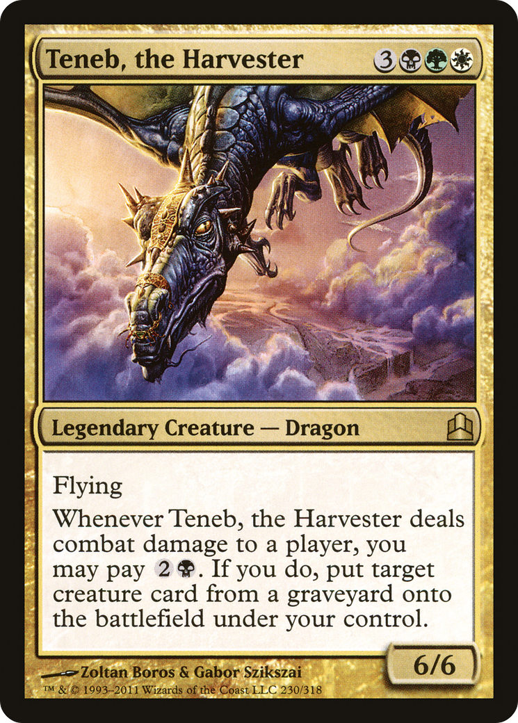 Teneb, the Harvester (CMD-230) - Commander 2011 - Premium MTG Single from Wizards of the Coast - Just $0.52! Shop now at Game Crave Tournament Store