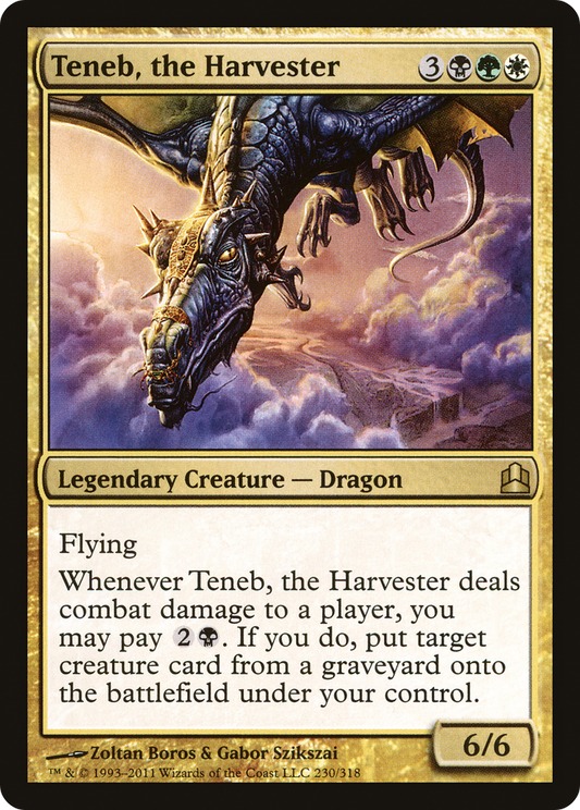 Teneb, the Harvester (CMD-230) - Commander 2011 - Premium MTG Single from Wizards of the Coast - Just $0.52! Shop now at Game Crave Tournament Store