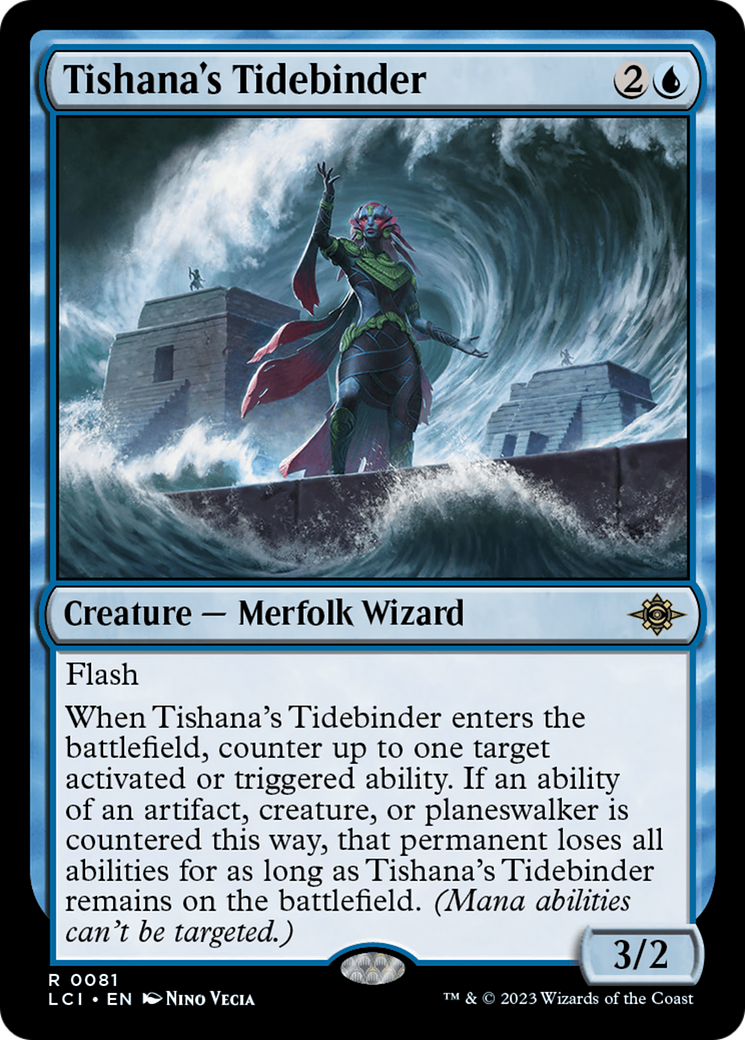 Tishana's Tidebinder (LCI-081) - The Lost Caverns of Ixalan - Premium MTG Single from Wizards of the Coast - Just $0.96! Shop now at Game Crave Tournament Store