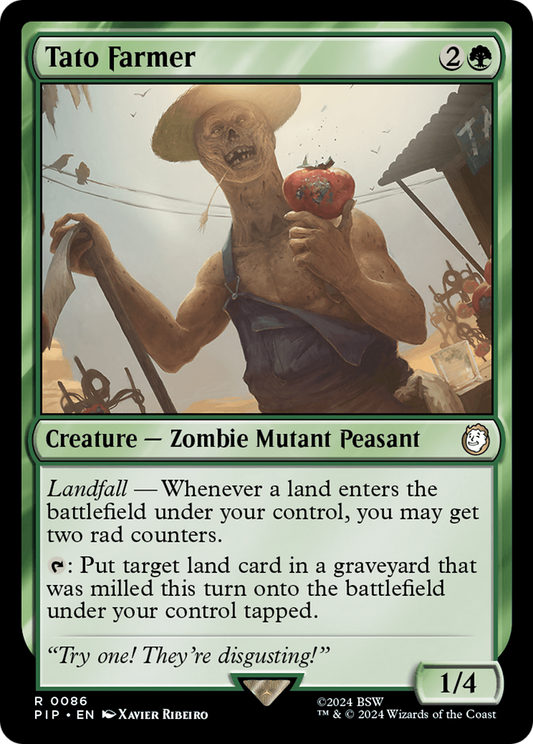 Tato Farmer (PIP-086) - Fallout - Premium MTG Single from Wizards of the Coast - Just $0.25! Shop now at Game Crave Tournament Store