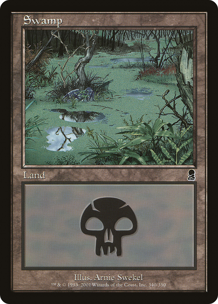 Swamp (ODY-340) - Odyssey - Premium MTG Single from Wizards of the Coast - Just $0.91! Shop now at Game Crave Tournament Store
