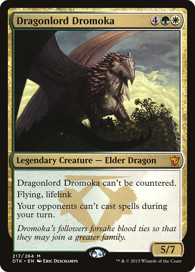 Dragonlord Dromoka (DTK-217) - Dragons of Tarkir - Premium MTG Single from Wizards of the Coast - Just $7.21! Shop now at Game Crave Tournament Store