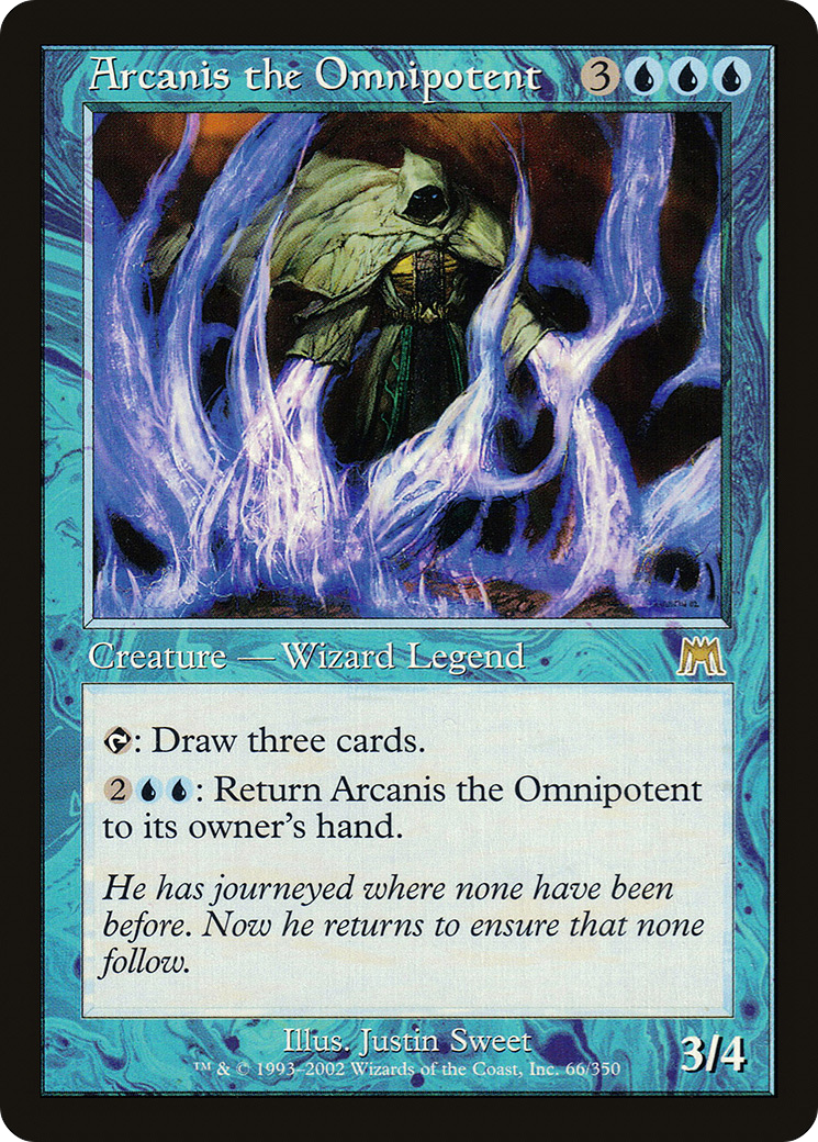 Arcanis the Omnipotent (ONS-066) - Onslaught - Premium MTG Single from Wizards of the Coast - Just $1.96! Shop now at Game Crave Tournament Store