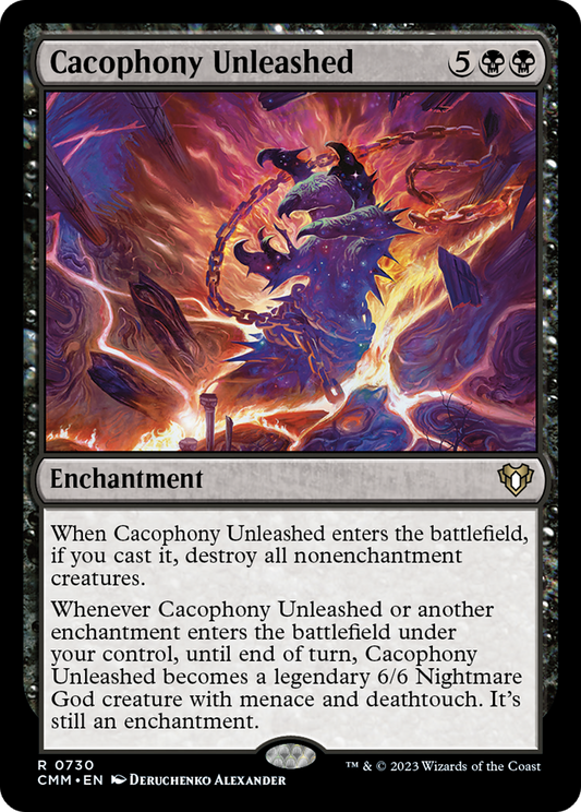 Cacophony Unleashed (CMM-730) - Commander Masters - Premium MTG Single from Wizards of the Coast - Just $0.16! Shop now at Game Crave Tournament Store