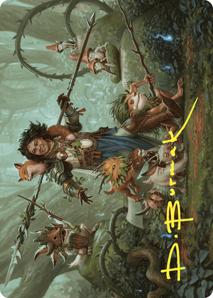 Ellivere of the Wild Court // Ellivere of the Wild Court (AWOE-049) - Wilds of Eldraine Art Series (Borderless) Foil - Premium MTG Single from Wizards of the Coast - Just $0! Shop now at Game Crave Tournament Store