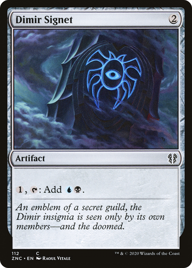 Dimir Signet (ZNC-112) - Zendikar Rising Commander - Premium MTG Single from Wizards of the Coast - Just $0.42! Shop now at Game Crave Tournament Store