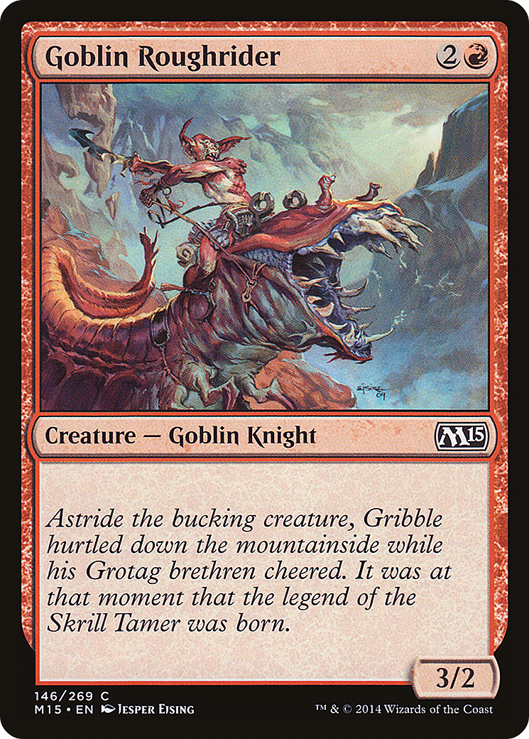 Goblin Roughrider (M15-146) - Magic 2015 - Premium MTG Single from Wizards of the Coast - Just $0.08! Shop now at Game Crave Tournament Store