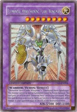 Elemental HERO Shining Flare Wingman (CT03-EN004) - 2006 Collectors Tin Limited - Premium Yugioh Single from Konami - Just $5.38! Shop now at Game Crave Tournament Store