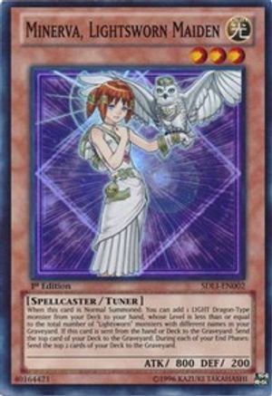 lightsworn card sleeves Game Crave Tournament Store - Minerva, Lightsworn Maiden (SDLI-EN002)