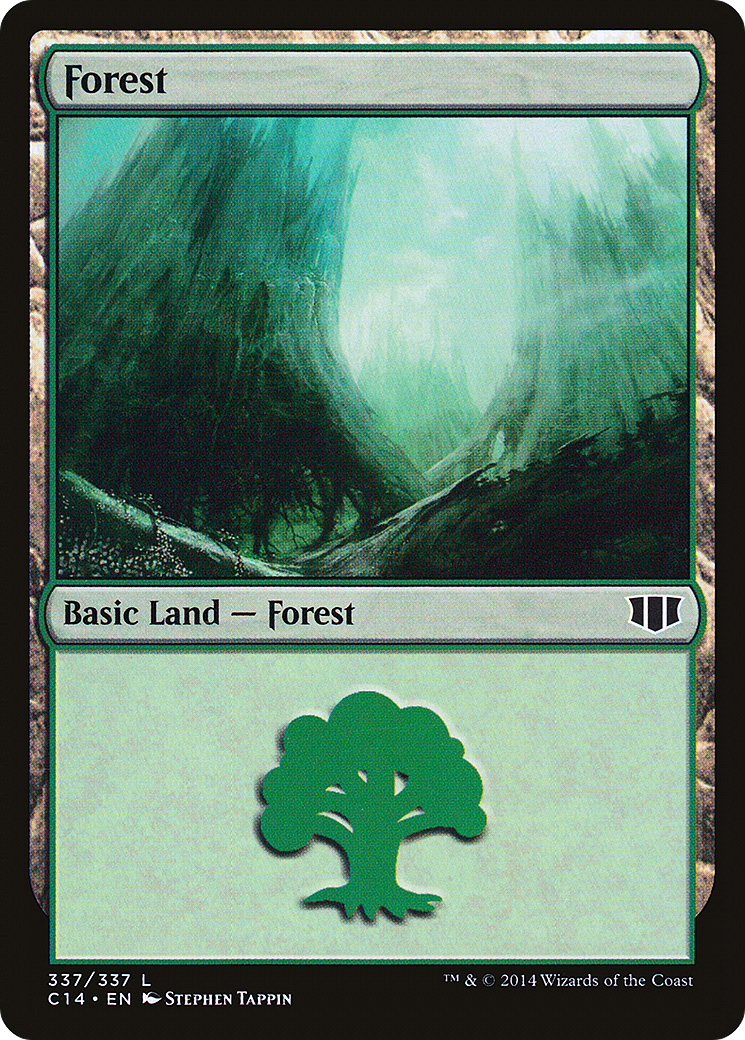 Forest (C14-337) - Commander 2014 - Premium MTG Single from Wizards of the Coast - Just $0.08! Shop now at Game Crave Tournament Store