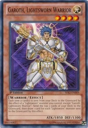 Garoth, Lightsworn Warrior (SDLI-EN009) - Structure Deck: Realm of Light 1st Edition - Premium Yugioh Single from Konami - Just $0.23! Shop now at Game Crave Tournament Store