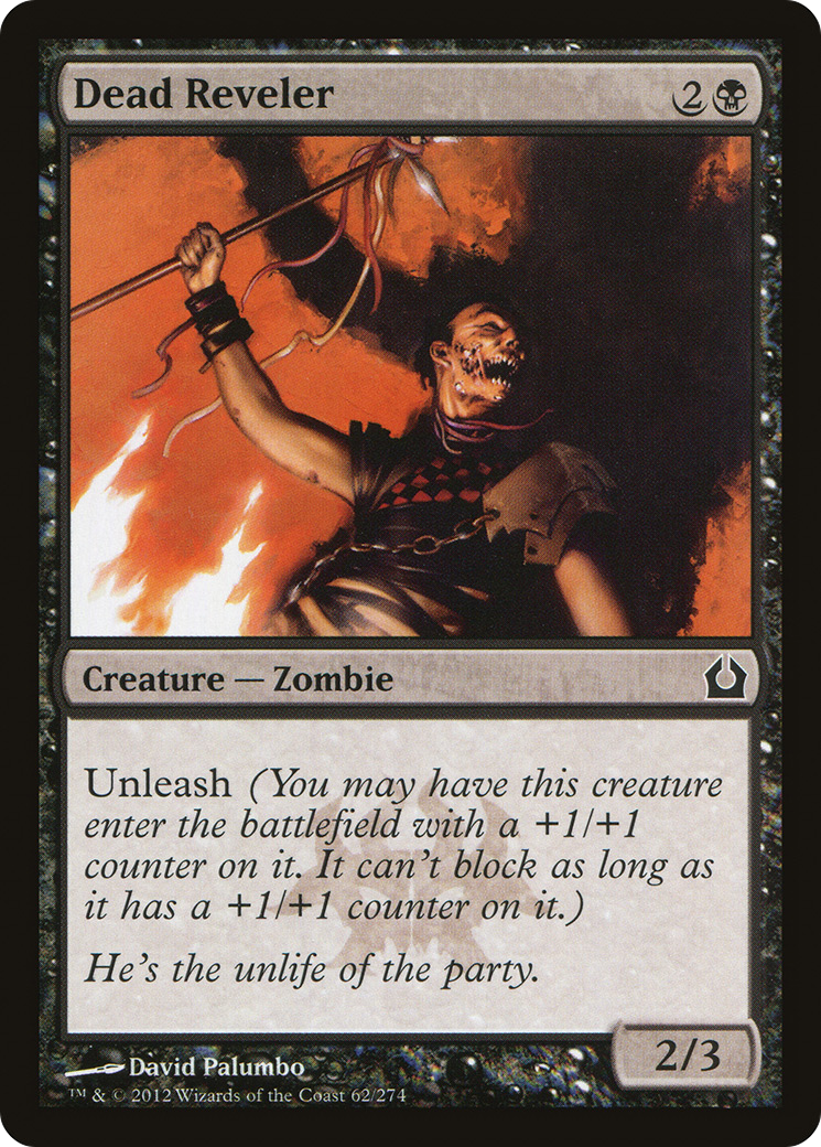 Dead Reveler (RTR-062) - Return to Ravnica Foil - Premium MTG Single from Wizards of the Coast - Just $0.08! Shop now at Game Crave Tournament Store