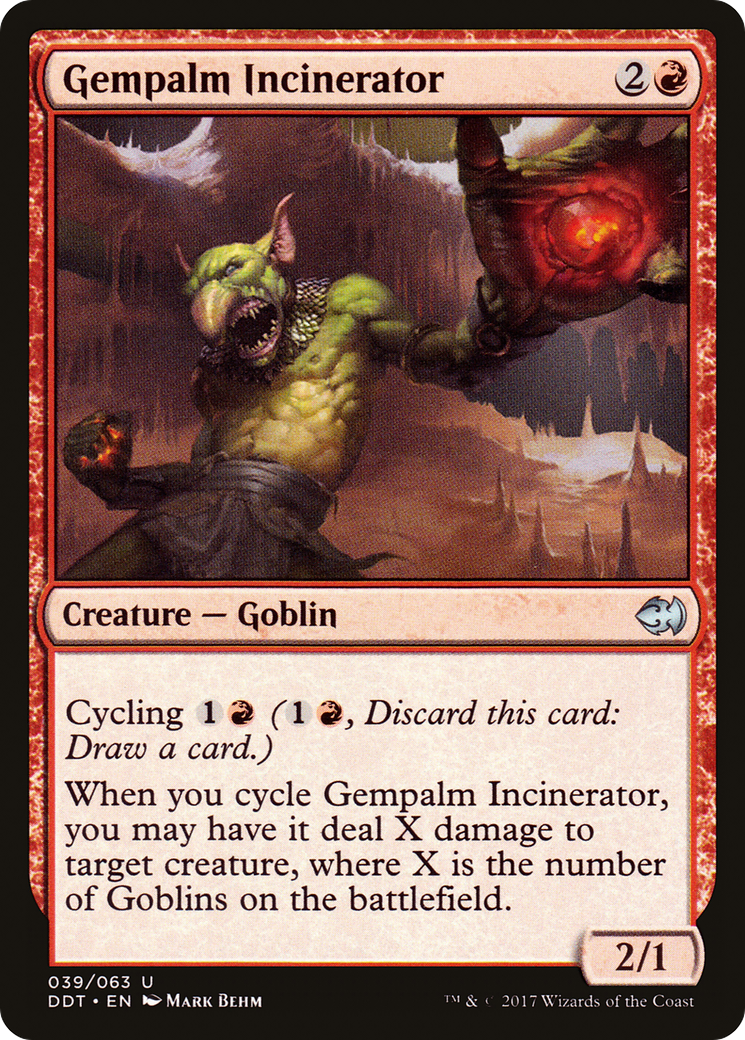 Gempalm Incinerator (DDT-039) - Duel Decks: Merfolk vs. Goblins - Premium MTG Single from Wizards of the Coast - Just $0.09! Shop now at Game Crave Tournament Store
