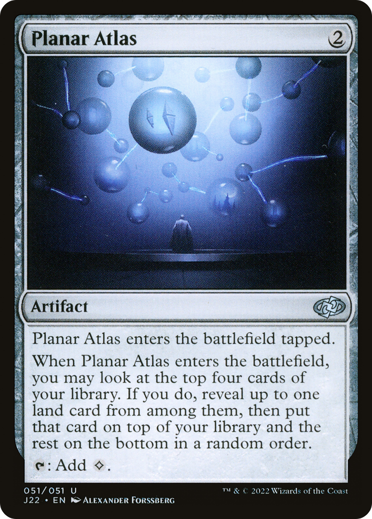 Planar Atlas (J22-051) - Jumpstart 2022 - Premium MTG Single from Wizards of the Coast - Just $0.09! Shop now at Game Crave Tournament Store