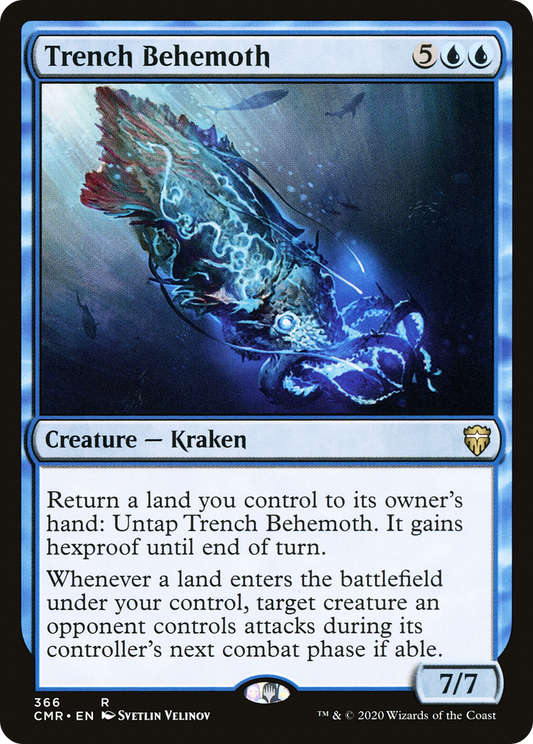 Trench Behemoth (CMR-366) - Commander Legends - Premium MTG Single from Wizards of the Coast - Just $0.19! Shop now at Game Crave Tournament Store