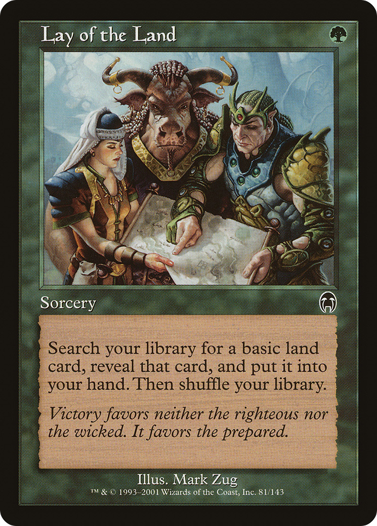 Lay of the Land (APC-081) - Apocalypse - Premium MTG Single from Wizards of the Coast - Just $0.25! Shop now at Game Crave Tournament Store
