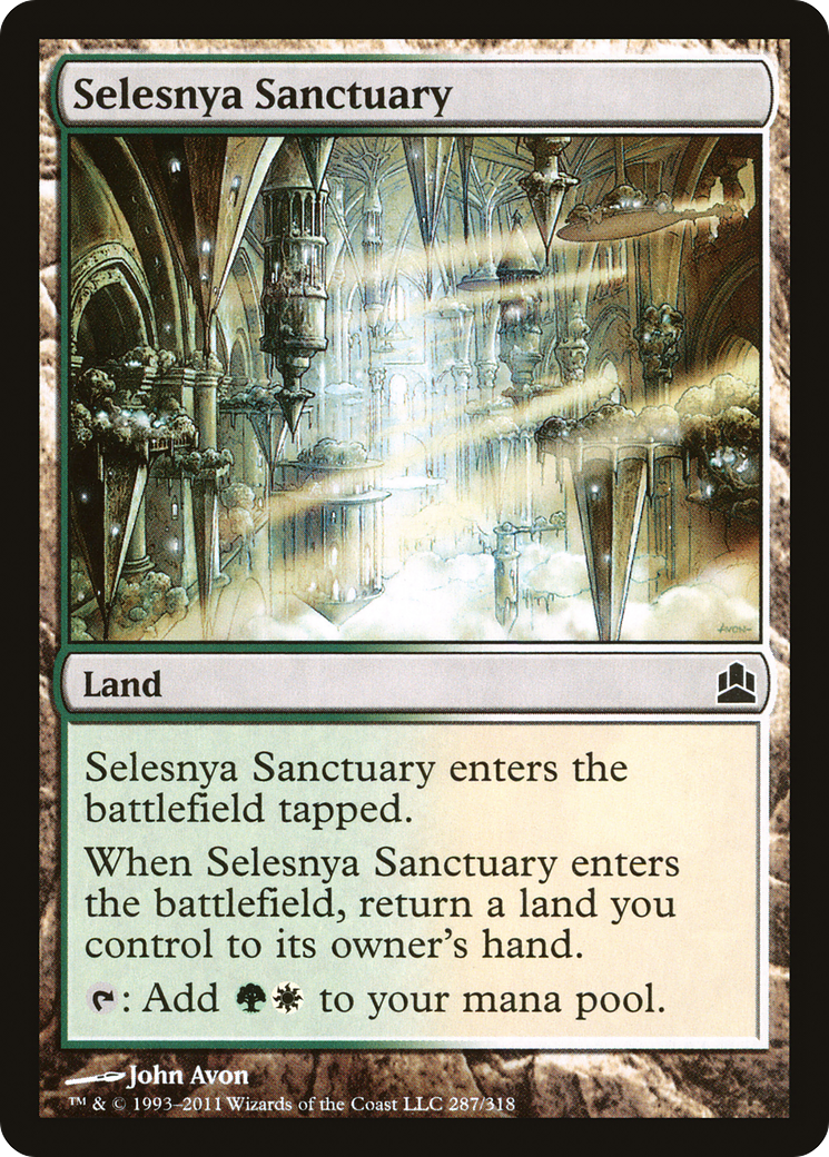 Selesnya Sanctuary (CMD-287) - Commander 2011 - Premium MTG Single from Wizards of the Coast - Just $0.25! Shop now at Game Crave Tournament Store