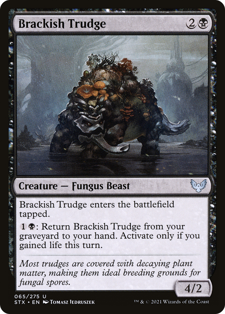 Brackish Trudge (STX-065) - Strixhaven: School of Mages - Premium MTG Single from Wizards of the Coast - Just $0.08! Shop now at Game Crave Tournament Store
