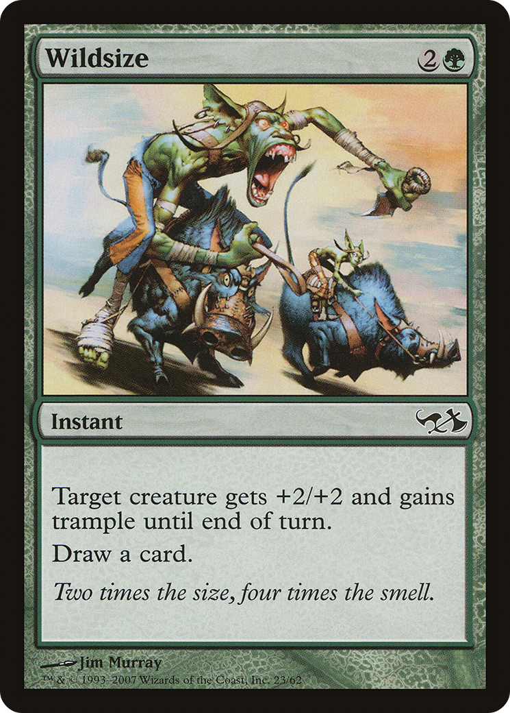Wildsize (DD1-023) - Duel Decks: Elves vs. Goblins - Premium MTG Single from Wizards of the Coast - Just $1.18! Shop now at Game Crave Tournament Store