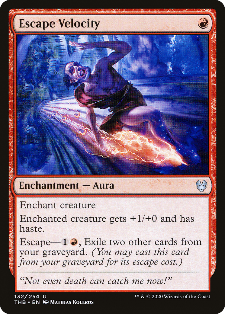 Escape Velocity (THB-132) - Theros Beyond Death Foil - Premium MTG Single from Wizards of the Coast - Just $0.25! Shop now at Game Crave Tournament Store