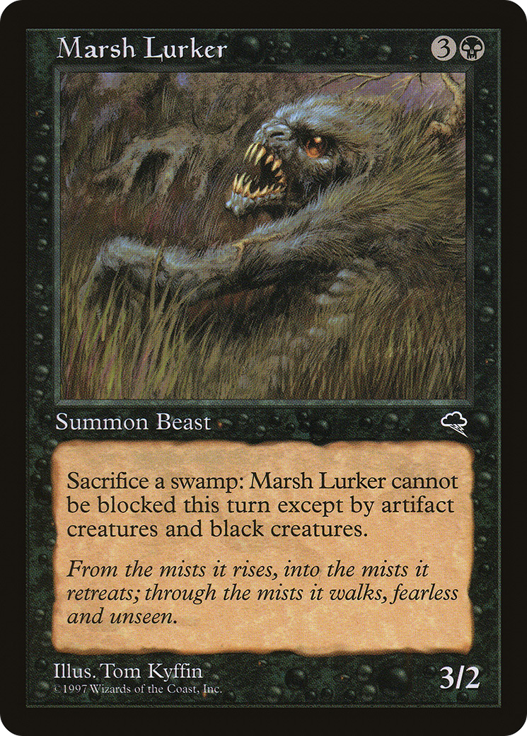 Marsh Lurker (TMP-144) - Tempest - Premium MTG Single from Wizards of the Coast - Just $0.25! Shop now at Game Crave Tournament Store