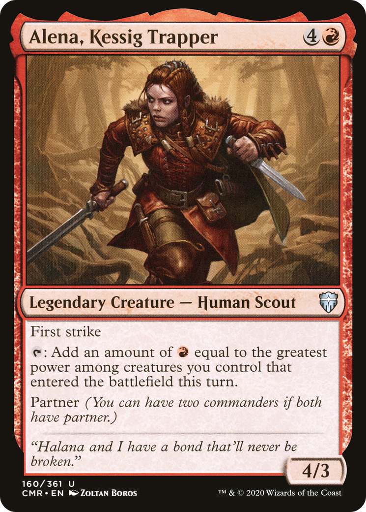 Alena, Kessig Trapper (CMR-160) - Commander Legends Foil - Premium MTG Single from Wizards of the Coast - Just $0.25! Shop now at Game Crave Tournament Store
