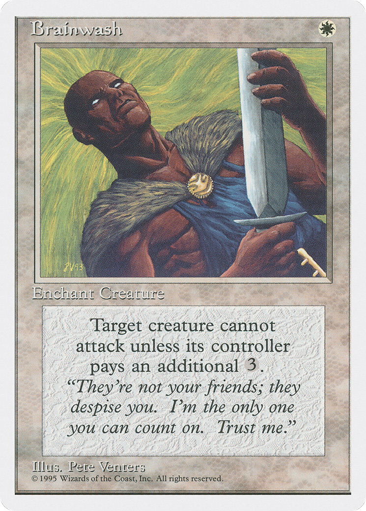 Brainwash (4ED-011) - Fourth Edition - Premium MTG Single from Wizards of the Coast - Just $0.25! Shop now at Game Crave Tournament Store