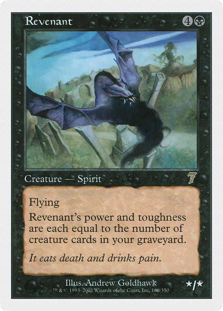 Revenant (7ED-160) - Seventh Edition - Premium MTG Single from Wizards of the Coast - Just $0.25! Shop now at Game Crave Tournament Store