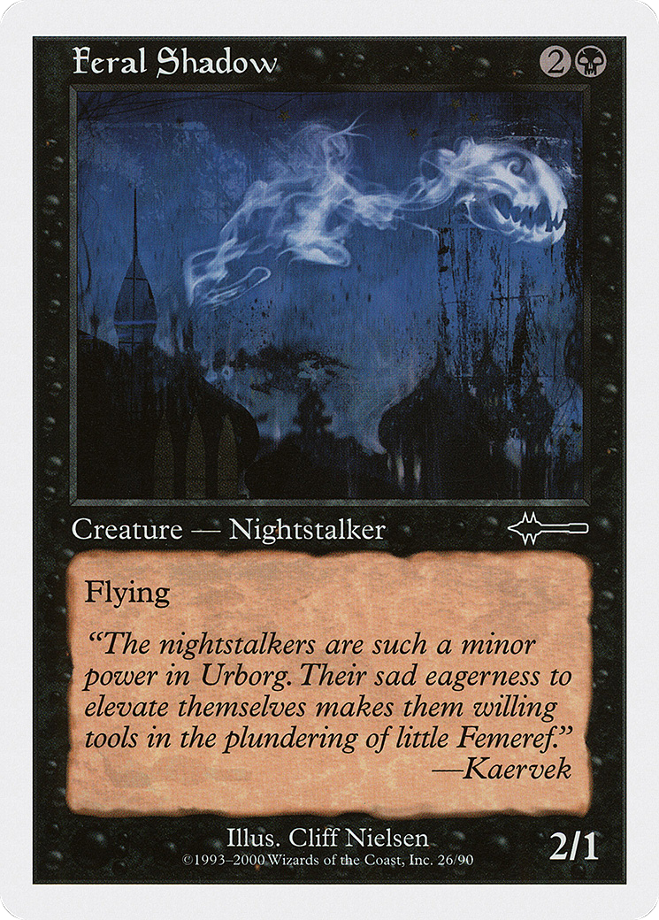 Feral Shadow (BTD-026) - Beatdown Box Set - Premium MTG Single from Wizards of the Coast - Just $0.25! Shop now at Game Crave Tournament Store