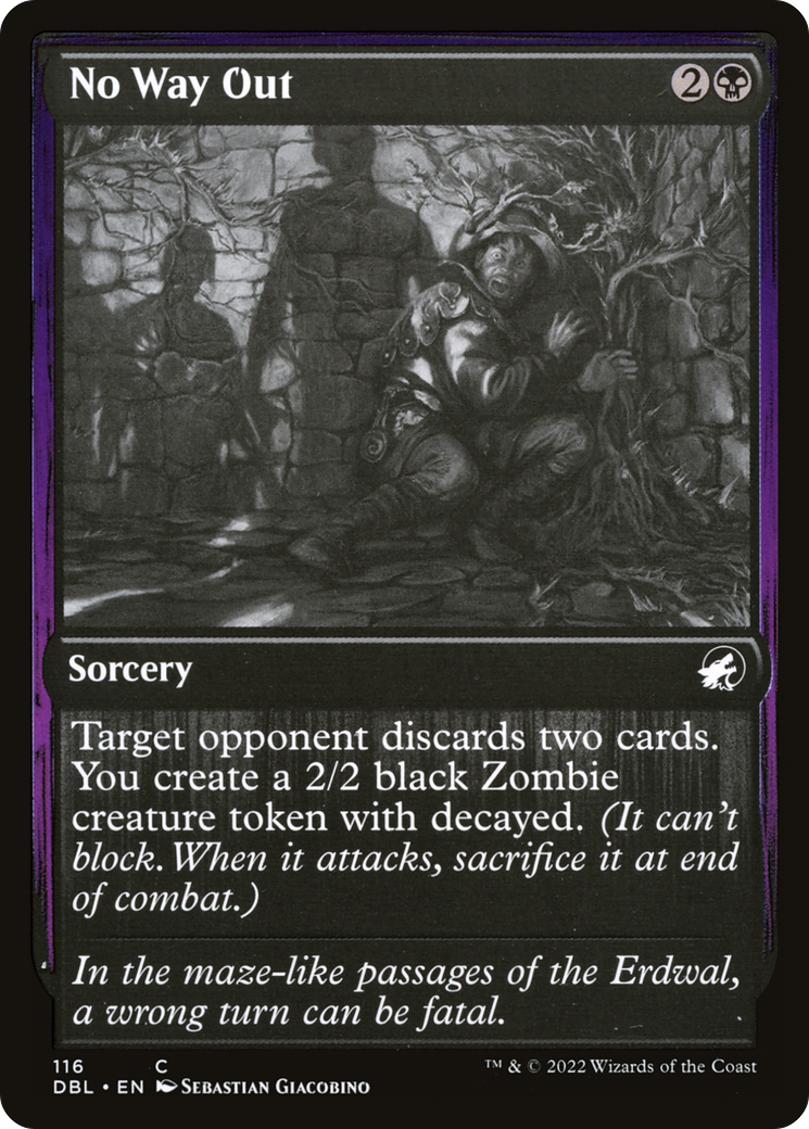 No Way Out (DBL-116) - Innistrad: Double Feature - Premium MTG Single from Wizards of the Coast - Just $0.25! Shop now at Game Crave Tournament Store
