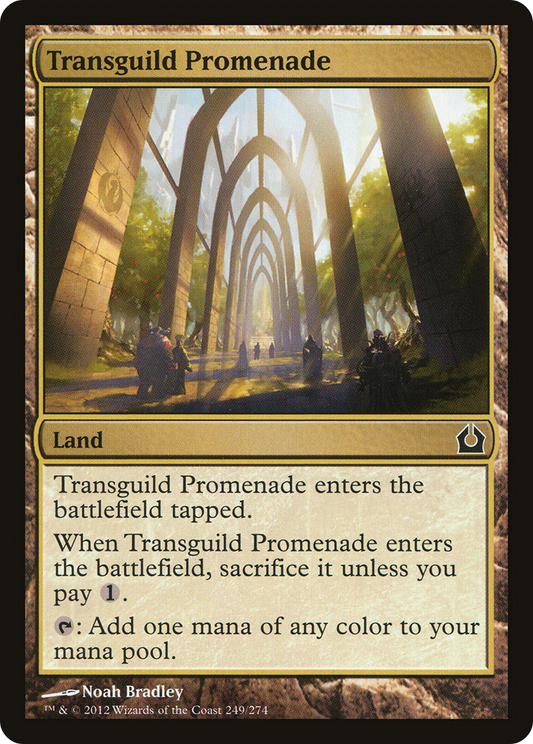 Transguild Promenade (RTR-249) - Return to Ravnica - Premium MTG Single from Wizards of the Coast - Just $0.25! Shop now at Game Crave Tournament Store
