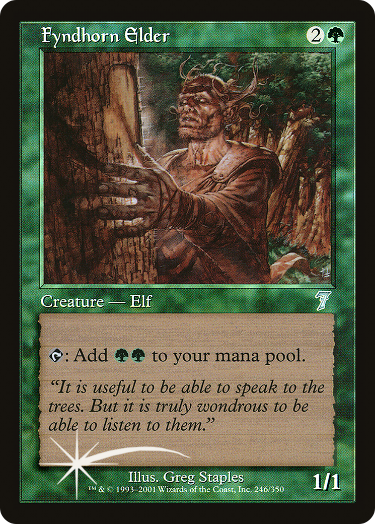 Fyndhorn Elder (7ED-246★) - Seventh Edition Foil - Premium MTG Single from Wizards of the Coast - Just $11.26! Shop now at Game Crave Tournament Store