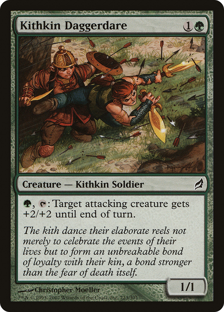 Kithkin Daggerdare (LRW-223) - Lorwyn Foil - Premium MTG Single from Wizards of the Coast - Just $0.08! Shop now at Game Crave Tournament Store