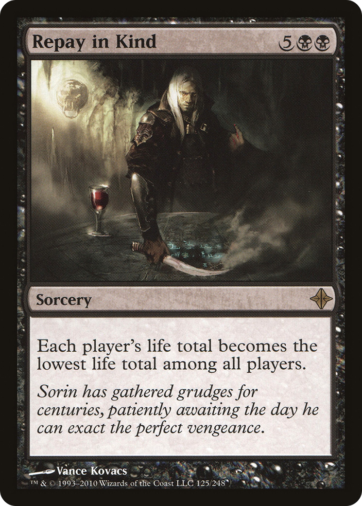 Repay in Kind (ROE-125) - Rise of the Eldrazi Foil - Premium MTG Single from Wizards of the Coast - Just $8.05! Shop now at Game Crave Tournament Store