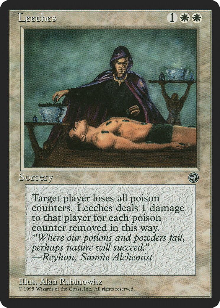 Leeches (HML-009) - Homelands - Premium MTG Single from Wizards of the Coast - Just $1.17! Shop now at Game Crave Tournament Store