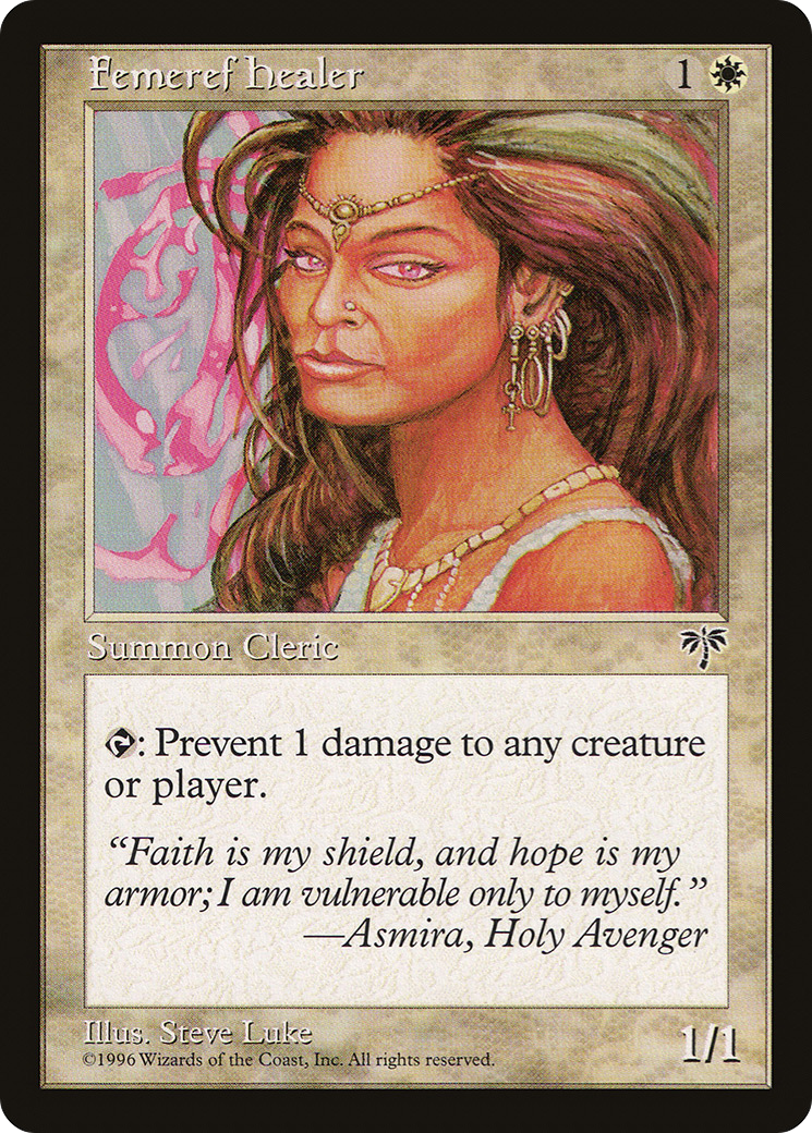 Femeref Healer (MIR-017) - Mirage - Premium MTG Single from Wizards of the Coast - Just $0.08! Shop now at Game Crave Tournament Store