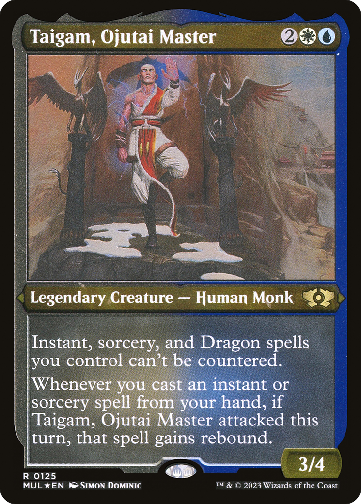 Taigam, Ojutai Master (MUL-125) - Multiverse Legends Etched Foil - Premium MTG Single from Wizards of the Coast - Just $1.77! Shop now at Game Crave Tournament Store